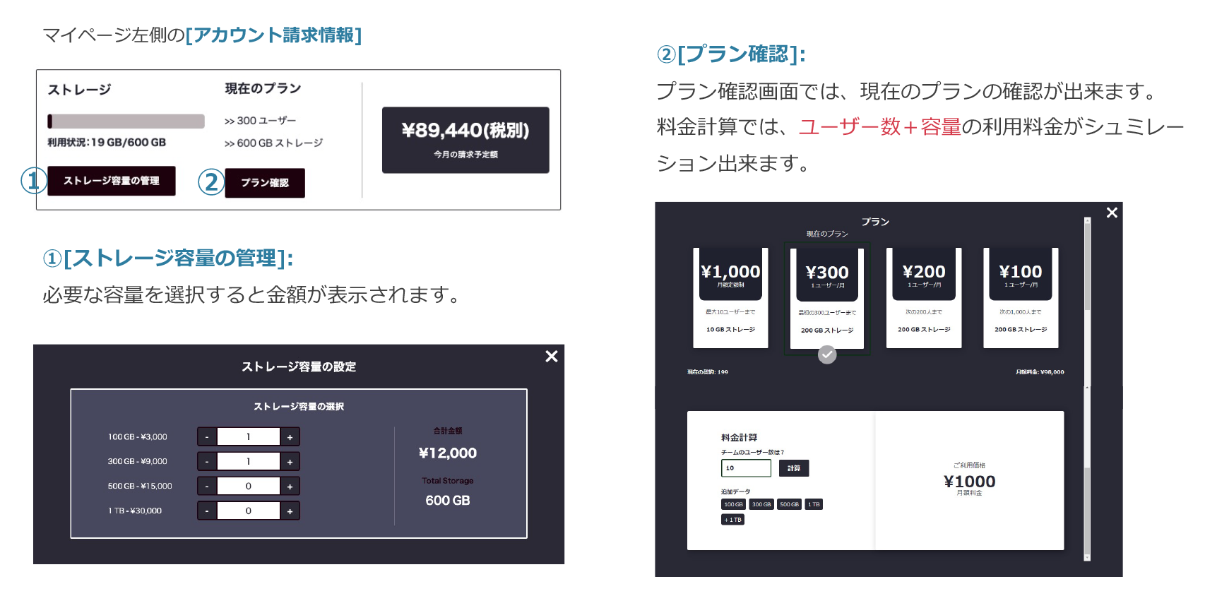 請求情報の確認