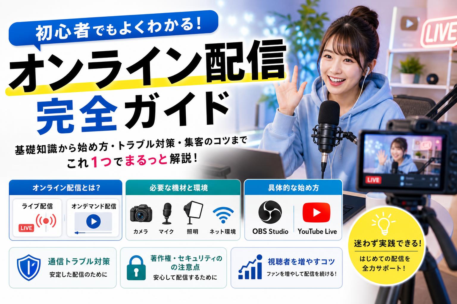 オンライン配信とは何?オンライン配信のやり方・注意点やおすすめツールなどを紹介